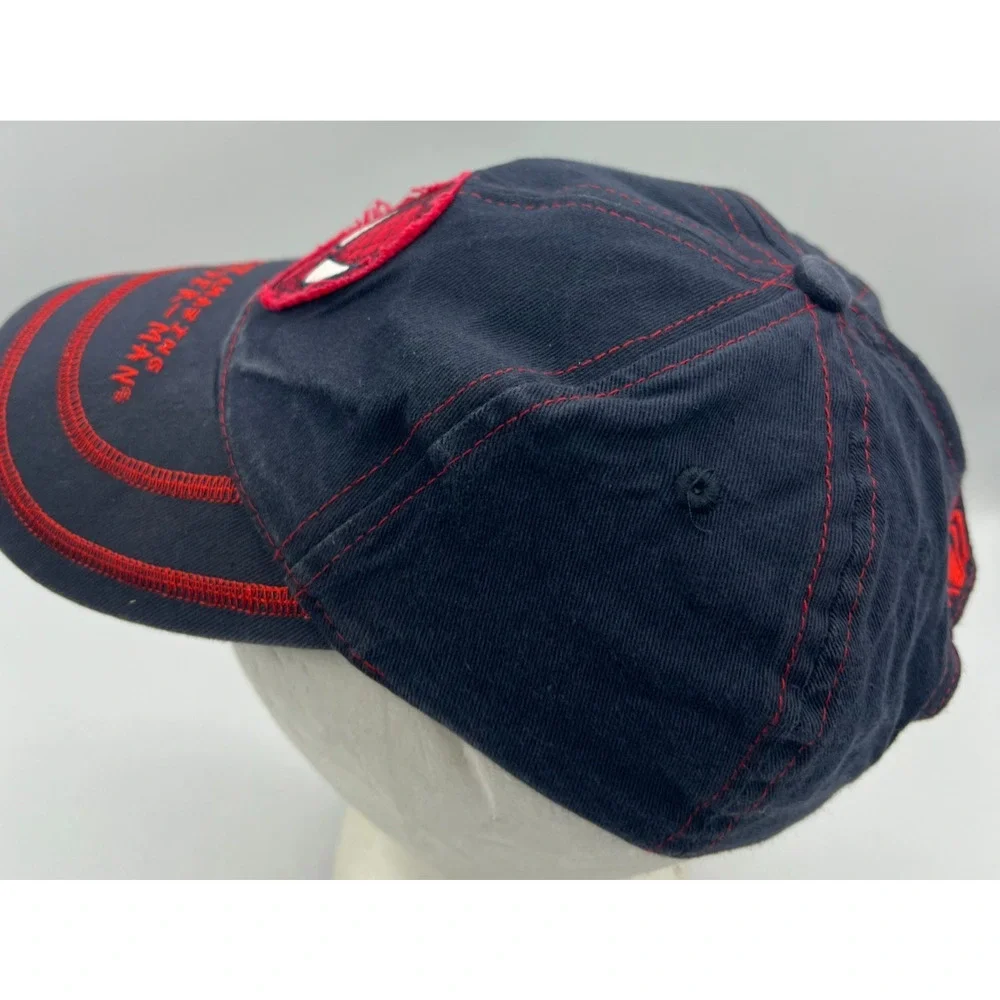 Marvel Spider-Man Kids Baseball Cap Navy Red Embroidered Adjustable Hat